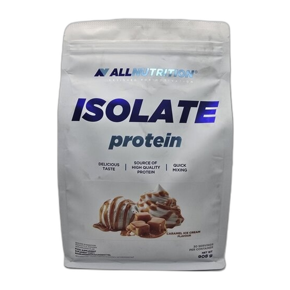 Allnutrition Isolate Protein, Caramel Ice Cream - 908g