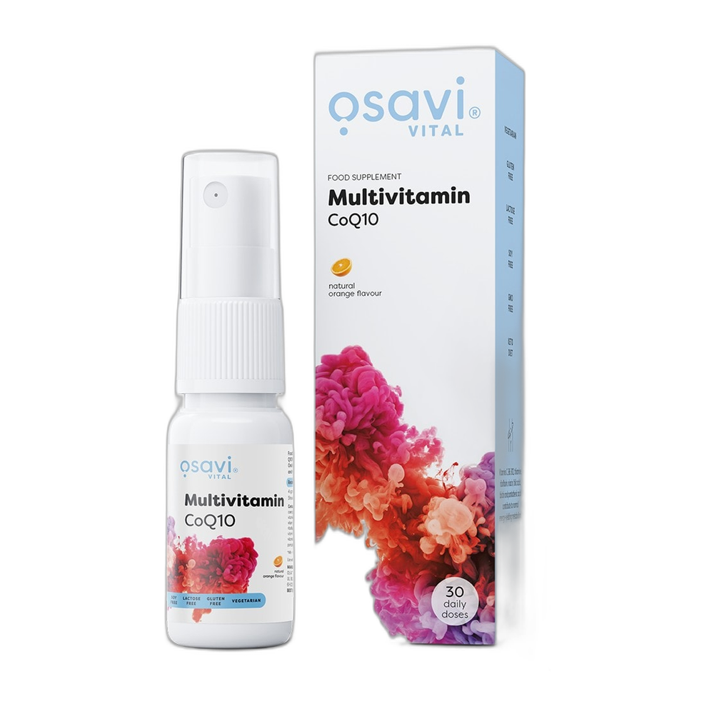 Osavi Multivitamin CoQ10 Oral Spray, Orange - 25 ml.