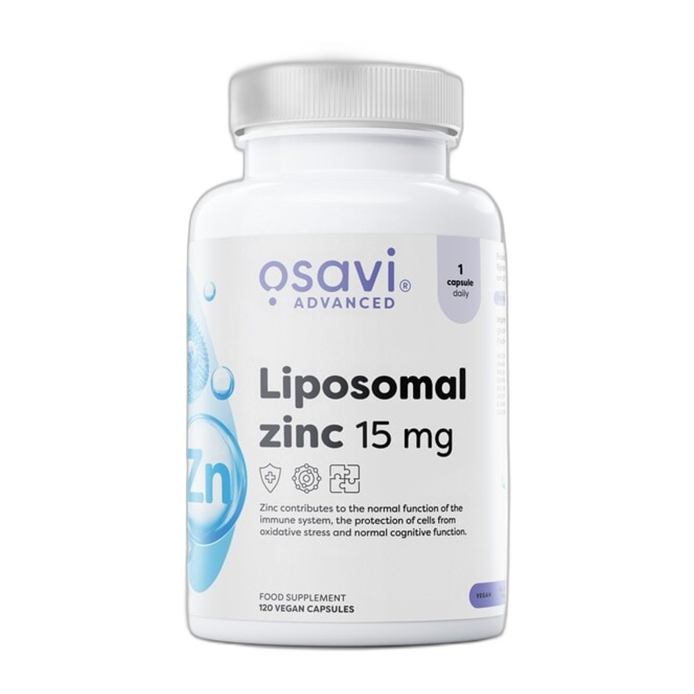 Osavi Liposomal Zinc, 15mg - 120 vegan caps