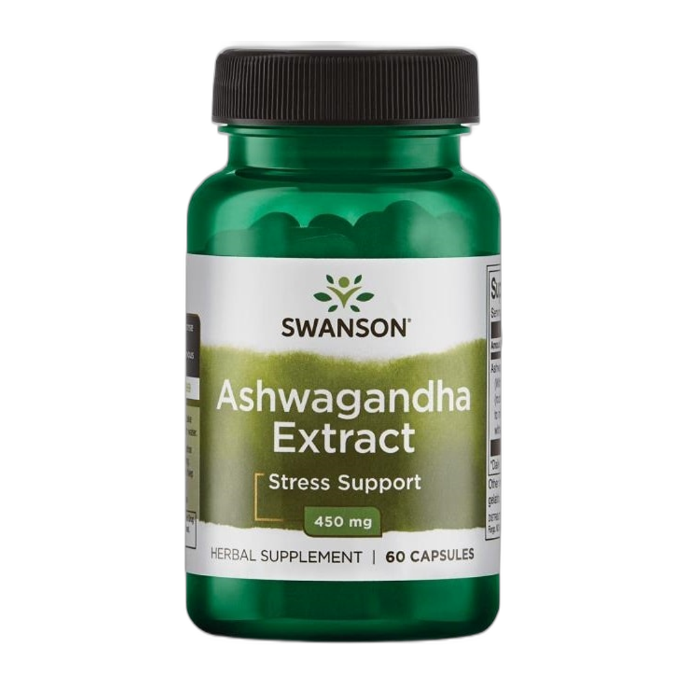 Swanson Ashwagandha Extract, 450mg - 60 caps