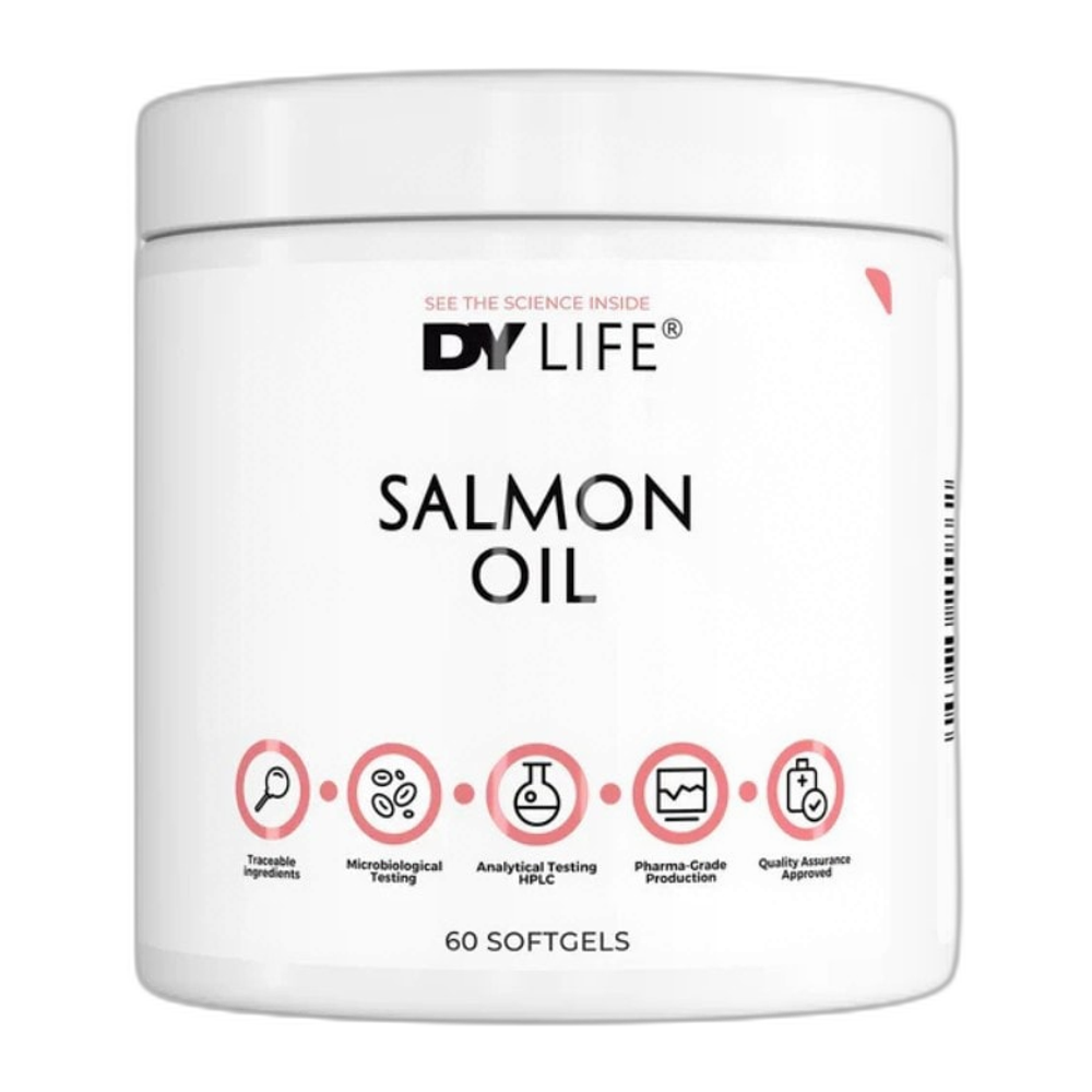 Dorian Yates DY LIFE Salmon Oil - 60 softgels