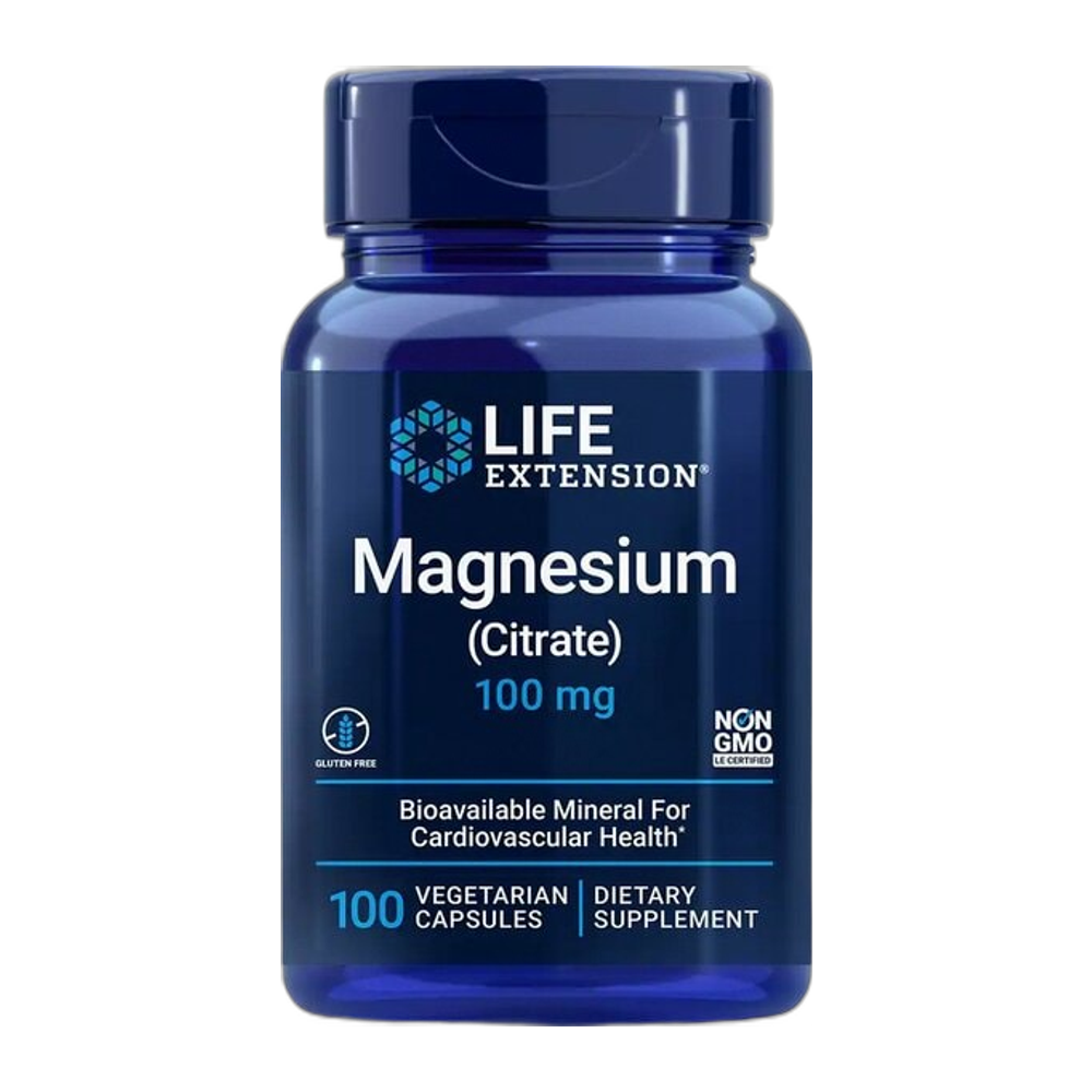 Life Extension Magnesium (Citrate), 100mg - 100 vcaps