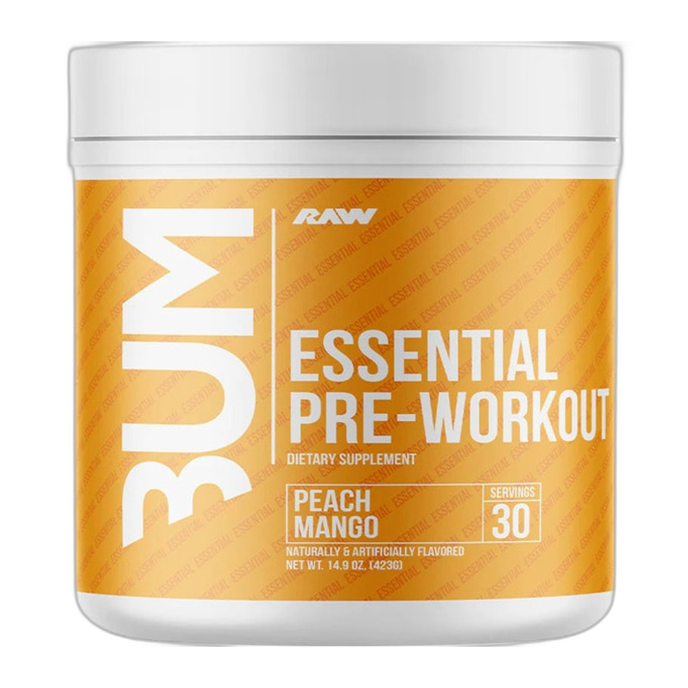 Raw Nutrition CBUM Essential Pre-Workout, Peach Mango - 423g