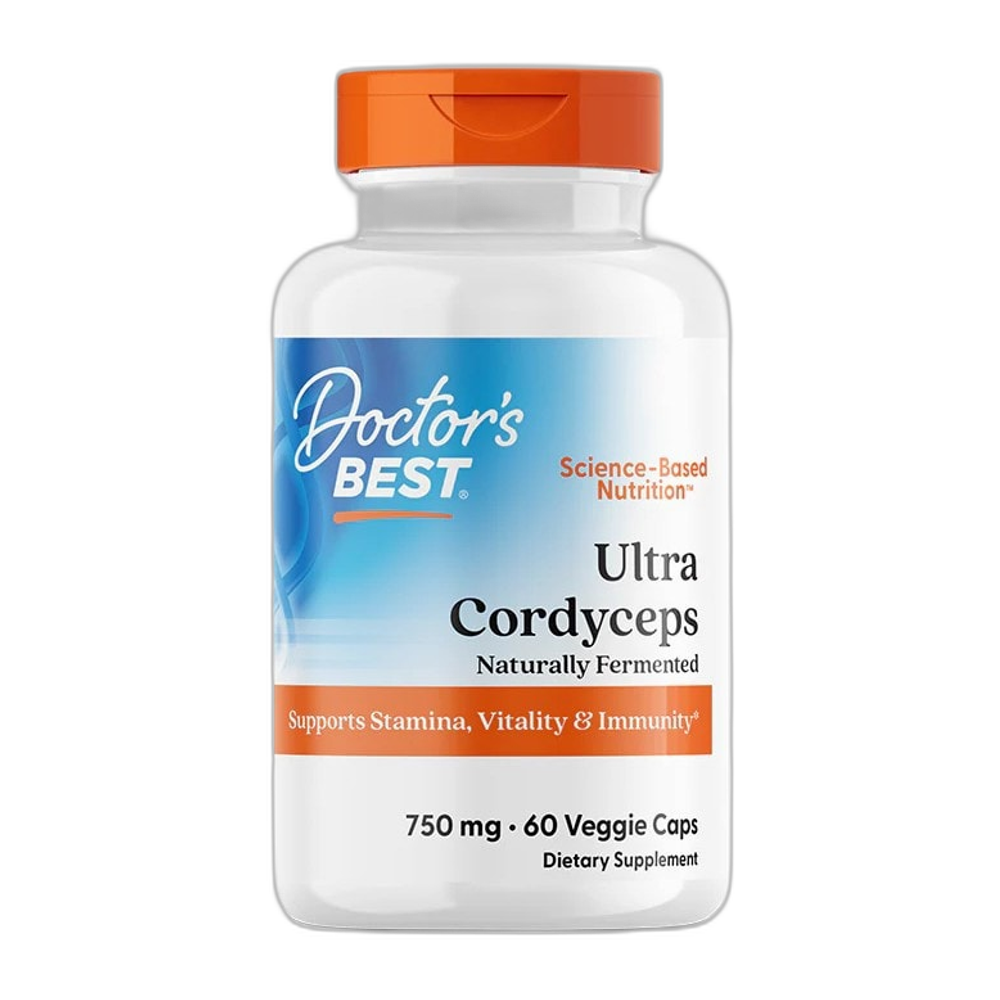 Doctor's Best Ultra Cordyceps, 750mg - 60 vcaps