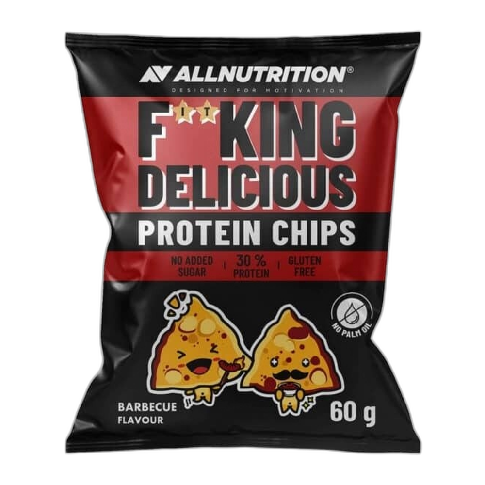 Allnutrition Fitking Delicious Protein Chips, Barbecue - 60g
