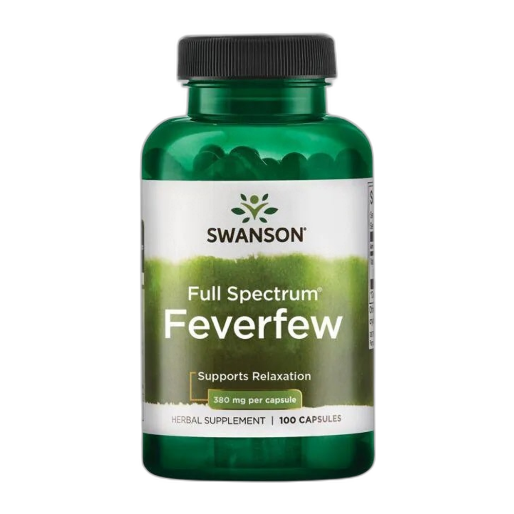 Swanson Full Spectrum Feverfew, 380mg - 100 caps