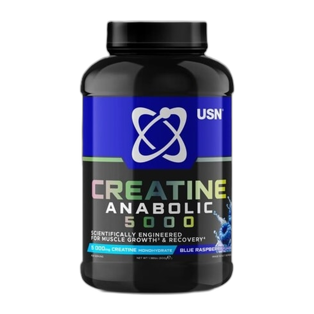 USN Creatine Anabolic 5000, Blue Raspberry - 900g