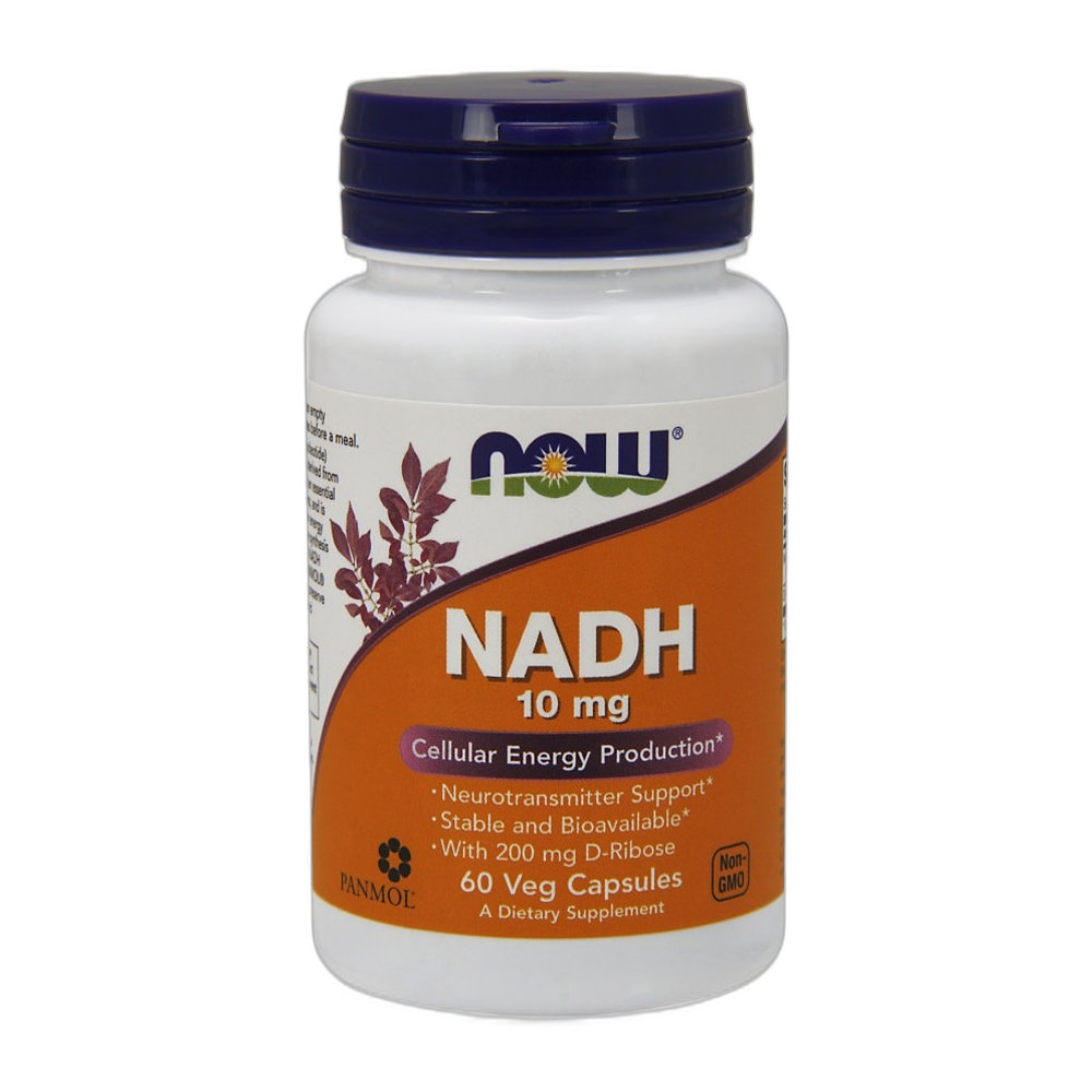 NOW Foods NADH, 10mg - 60 vcaps