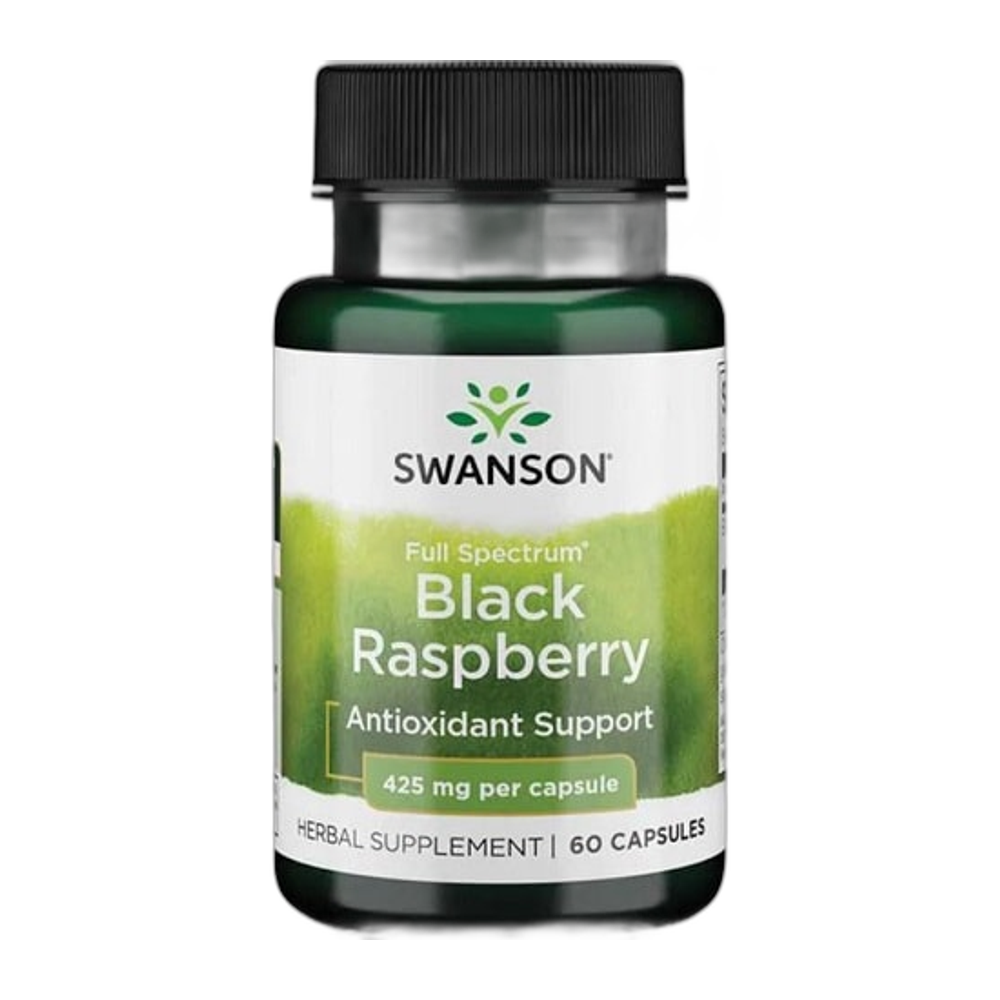 Swanson Full Spectrum Black Raspberry, 425mg - 60 caps