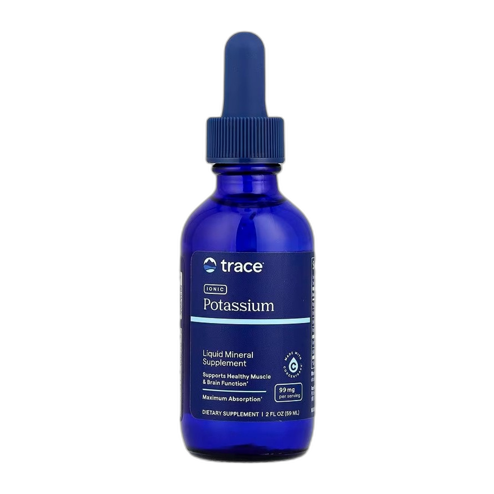 Trace Minerals Ionic Potassium, 99mg - 59 ml.