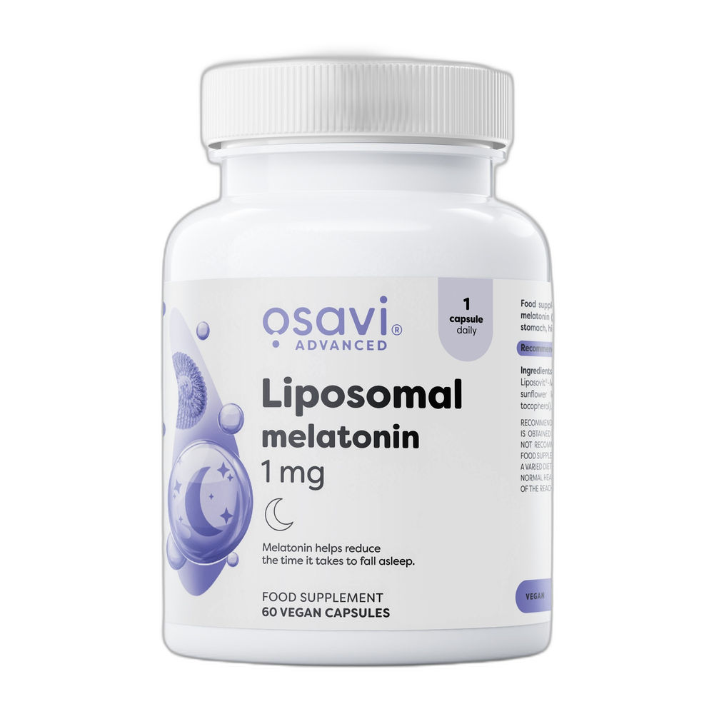 Osavi Liposomal Melatonin, 1 mg - 60 vegan caps