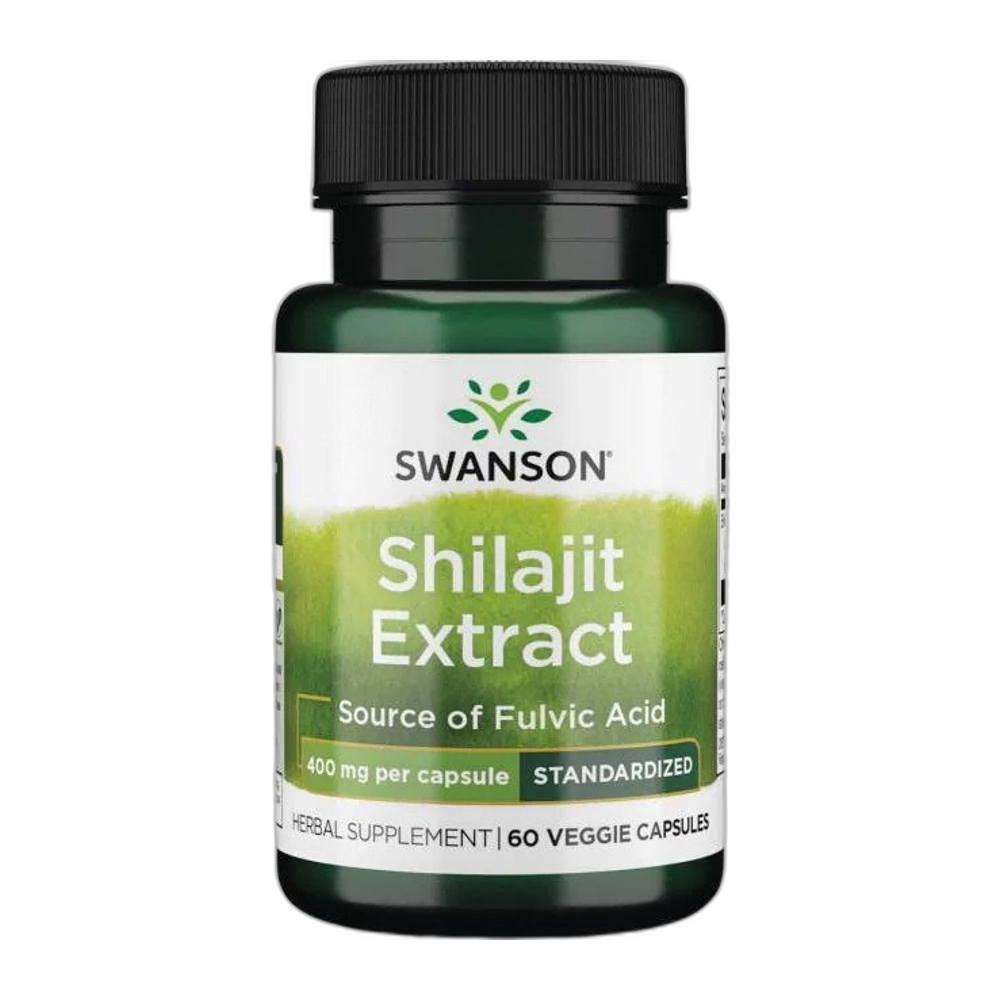 Swanson Shilajit Extract, 400mg - 60 vcaps
