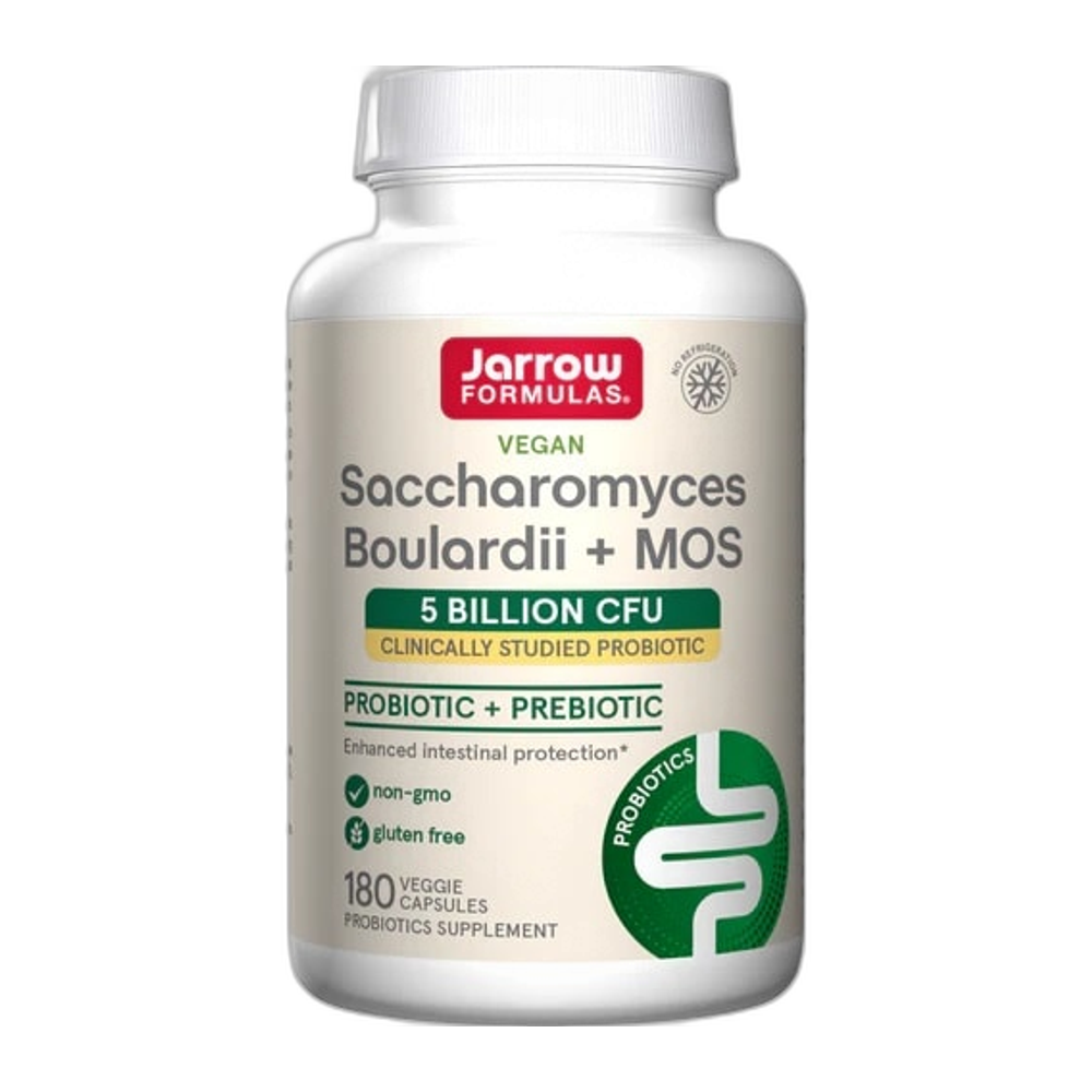 Jarrow Formulas Saccharomyces Boulardii + MOS - 180 vcaps
