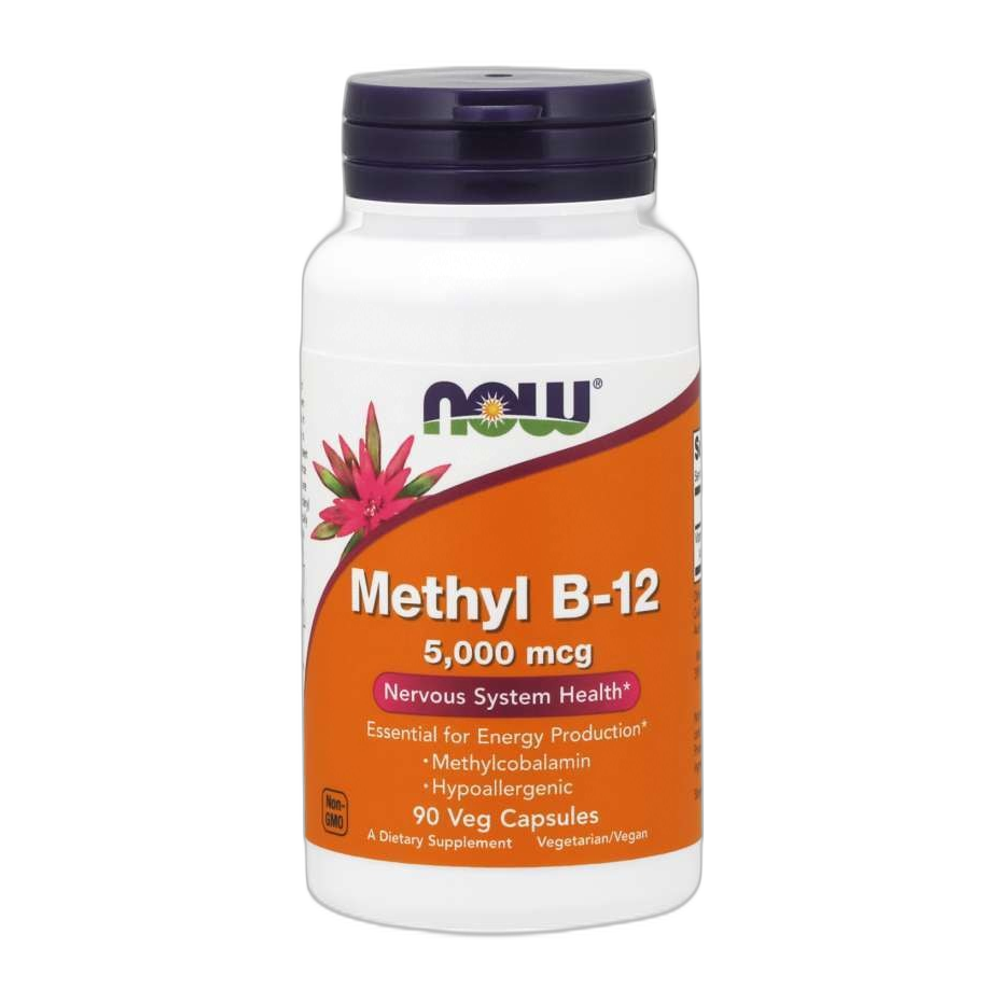 NOW Foods Methyl B-12, 5000mcg - 90 vcaps