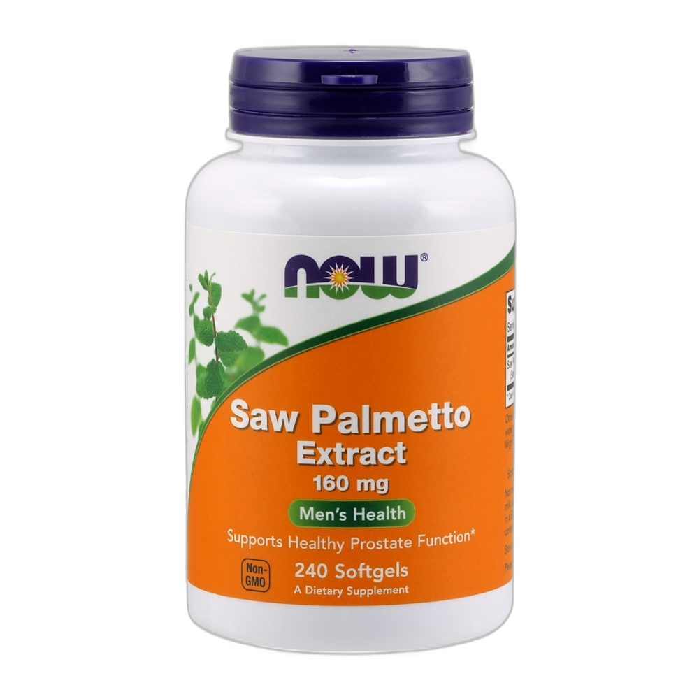 NOW Foods Saw Palmetto Extract, 160mg - 240 softgels