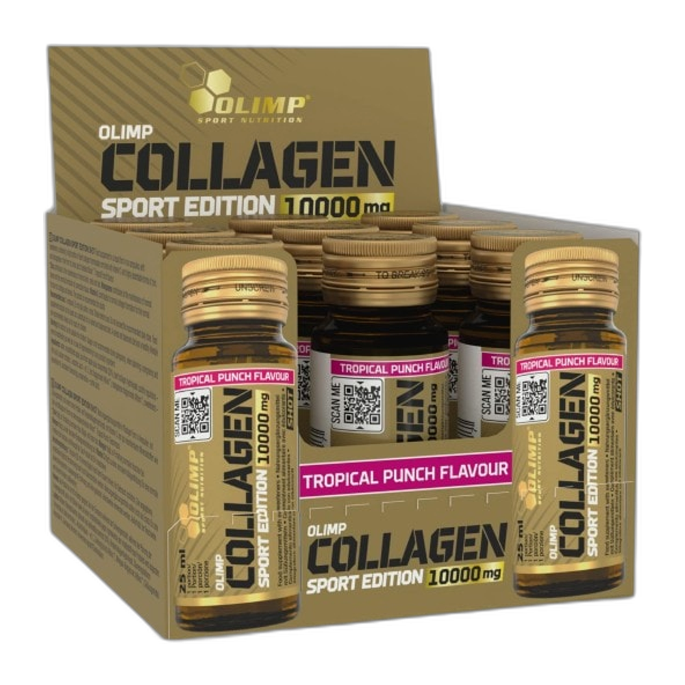 Olimp Nutrition Collagen Sport Edition, Tropical Punch - 9 x 25 ml.