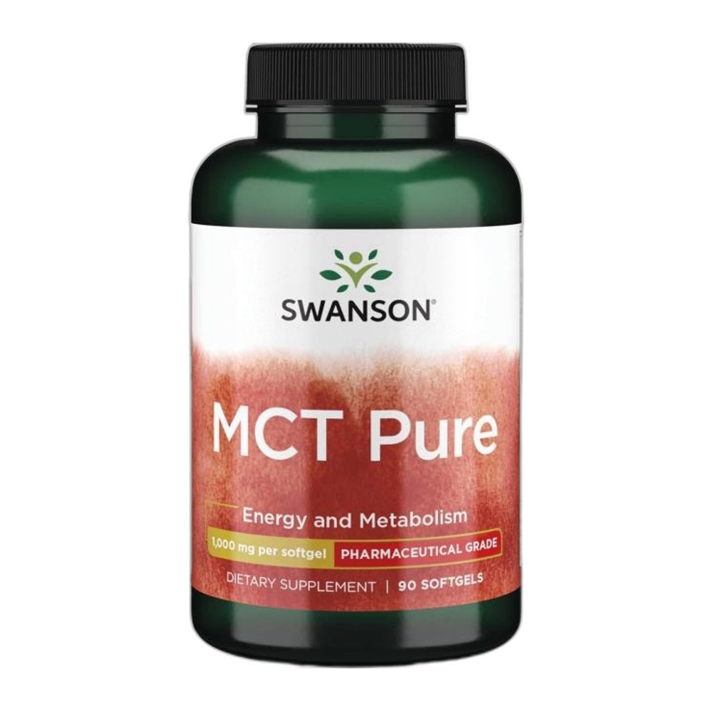 Swanson MCT Pure, 1000mg - 90 softgels