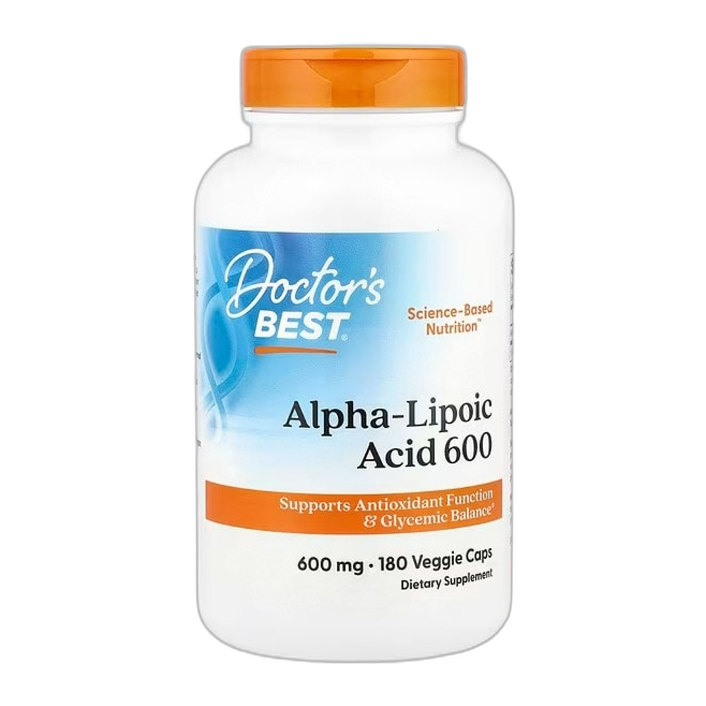 Doctor's Best Alpha-Lipoic Acid, 600mg - 180 vcaps