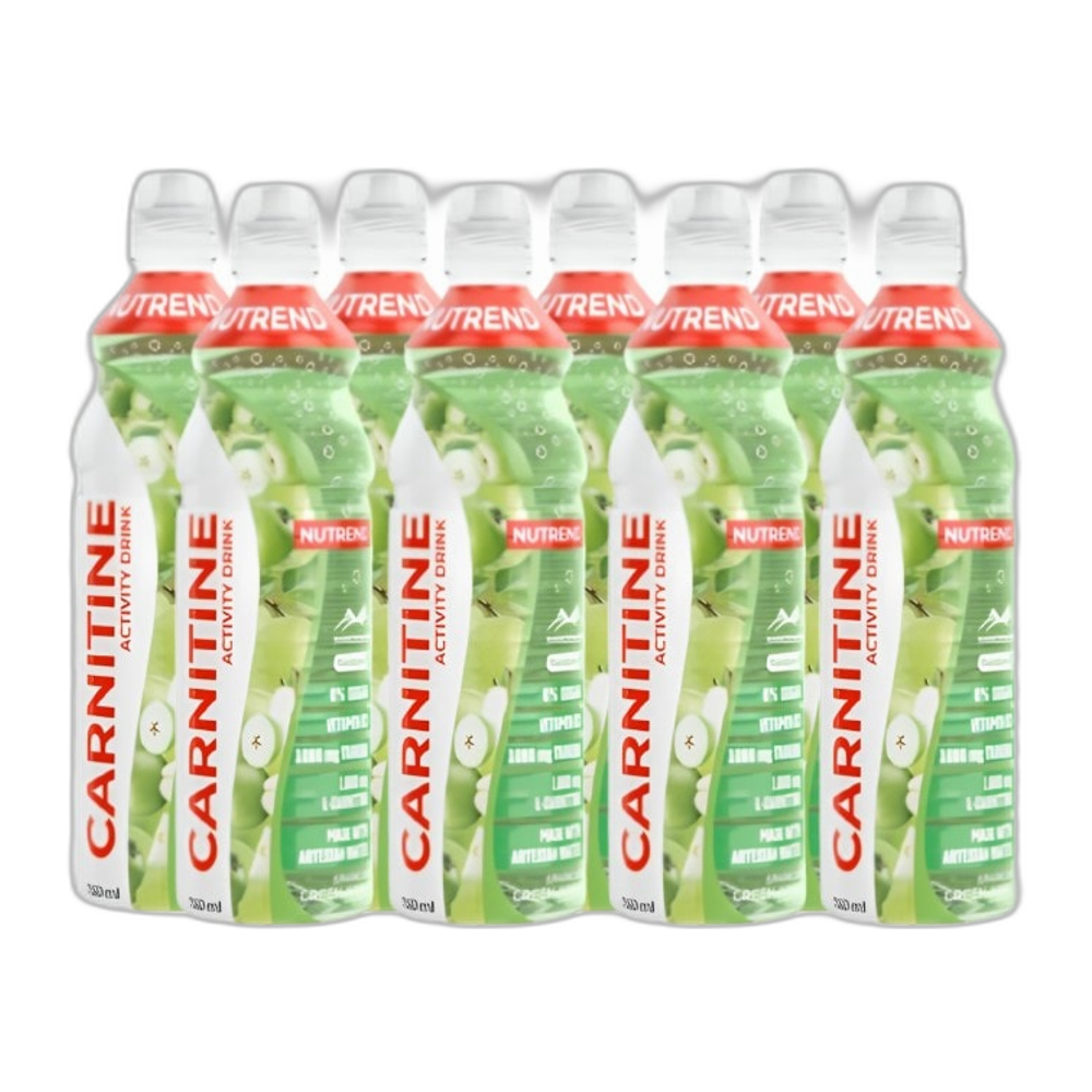 Nutrend Carnitine Activity Drink, Sparkling Green Apple - 8 x 750 ml.