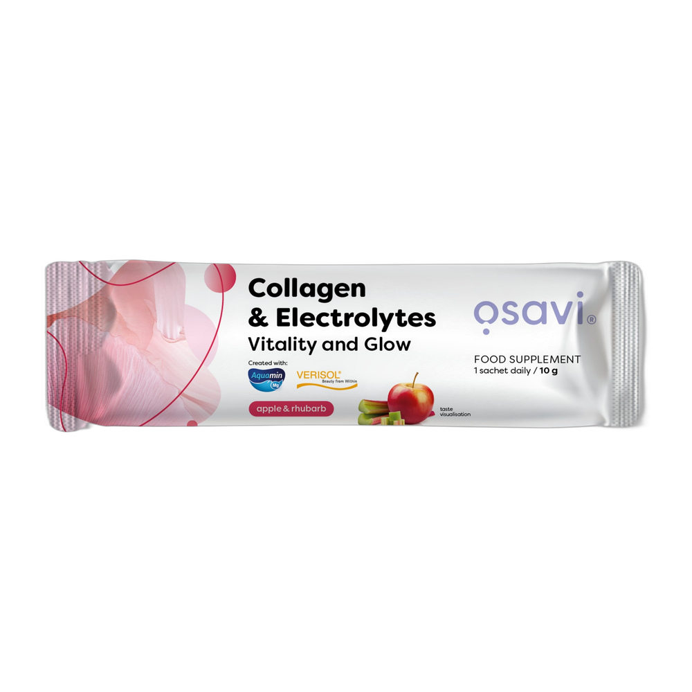 Osavi Collagen Electrolytes Vitality and Glow, Apple & Rhubarb - 10g (1 serving)