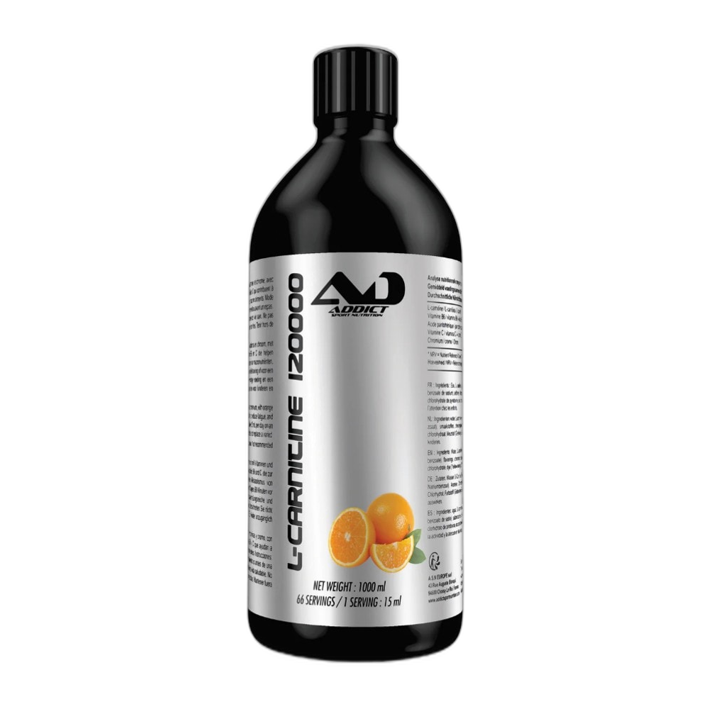 Addict Sport Nutrition L-Carnitine 120000, Tropical - 1000 ml.