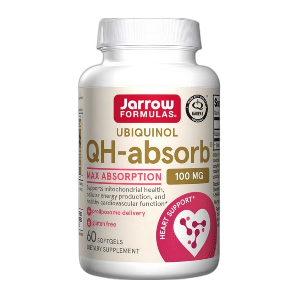 Jarrow Formulas Ubiquinol QH-absorb, 100mg - 60 softgels