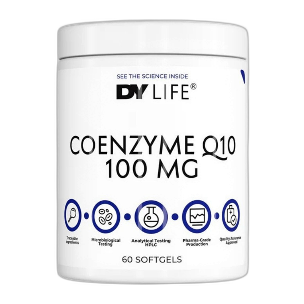 Dorian Yates DY LIFE Coenzyme Q10, 100mg - 60 softgels