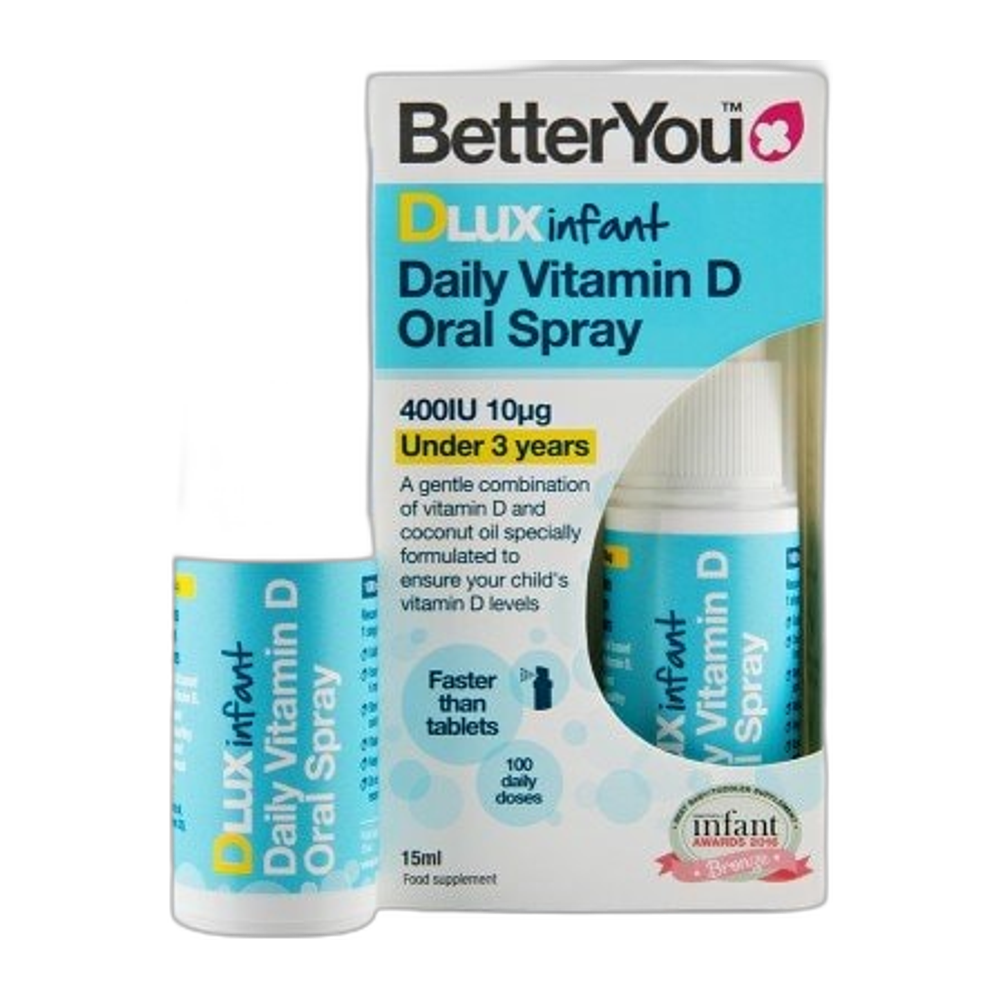 BetterYou DLux Infant Daily Vitamin D Oral Spray - 15 ml.