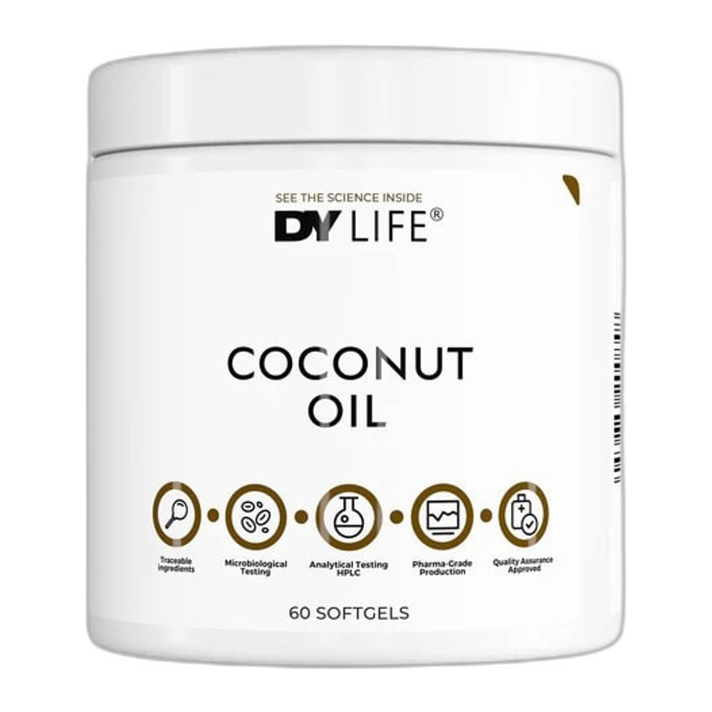Dorian Yates DY LIFE Coconut Oil - 60 softgels