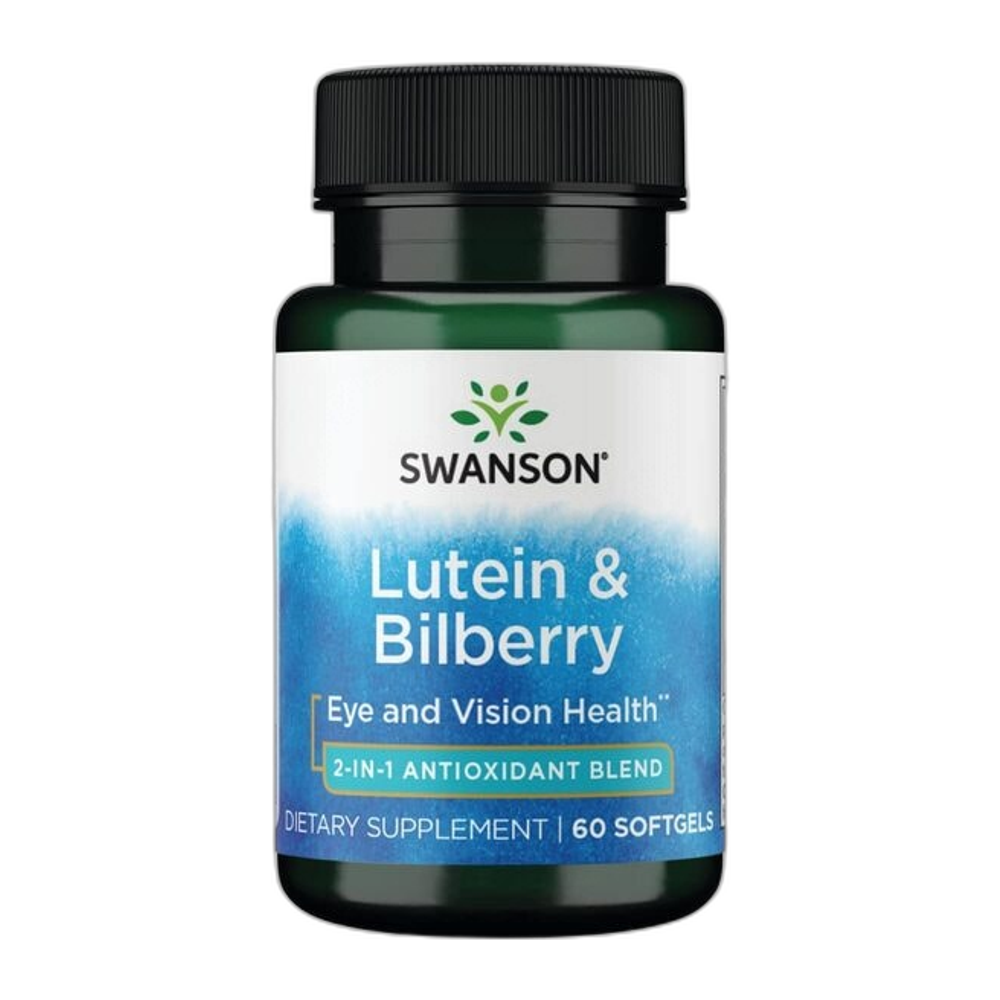 Swanson Lutein & Bilberry - 60 softgels