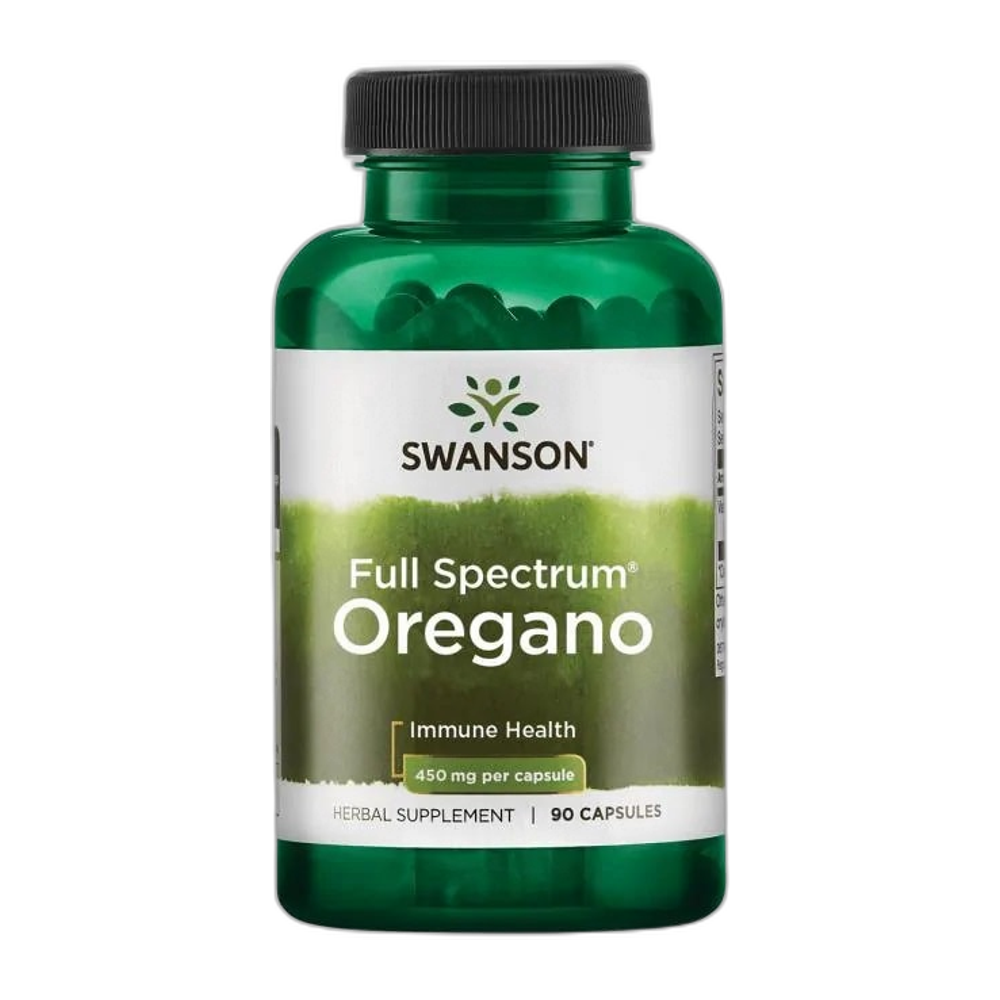 Swanson Full Spectrum Oregano, 450mg - 90 caps