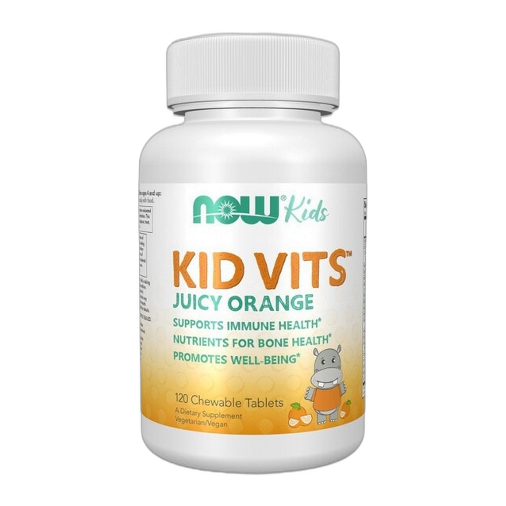 NOW Foods Kid Vits, Juicy Orange - 120 chewables