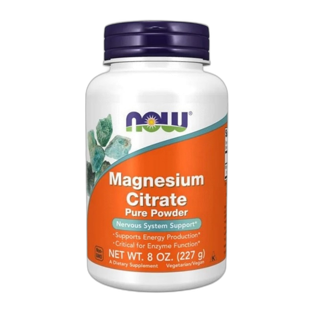 NOW Foods Magnesium Citrate, Pure Powder - 227g