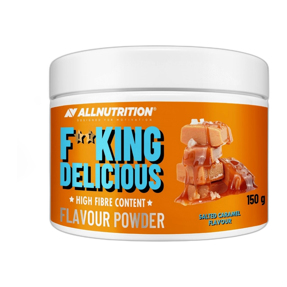 Allnutrition Fitking Delicious Flavour Powder, Salted Caramel - 150g