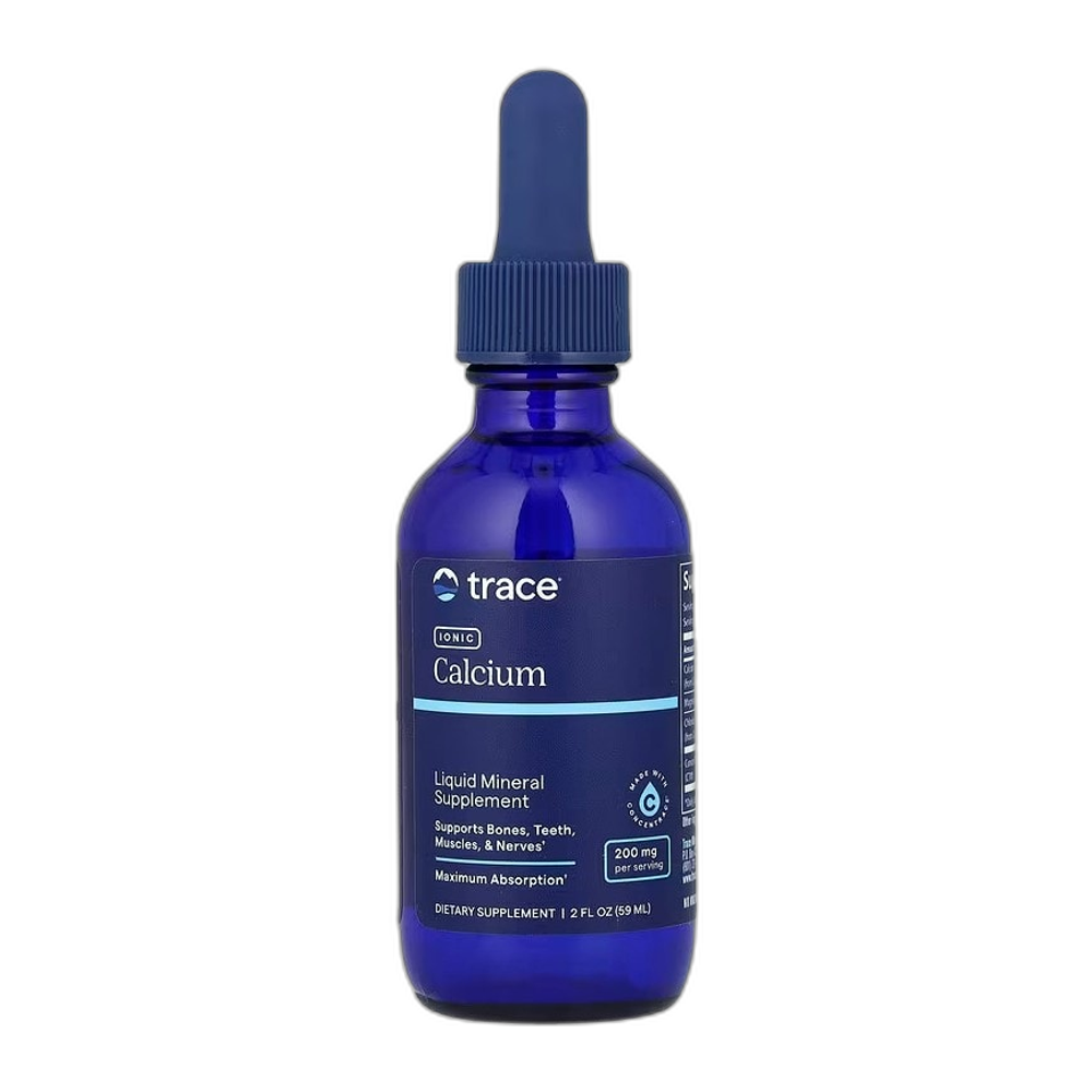 Trace Minerals Ionic Calcium, 200mg - 59 ml.