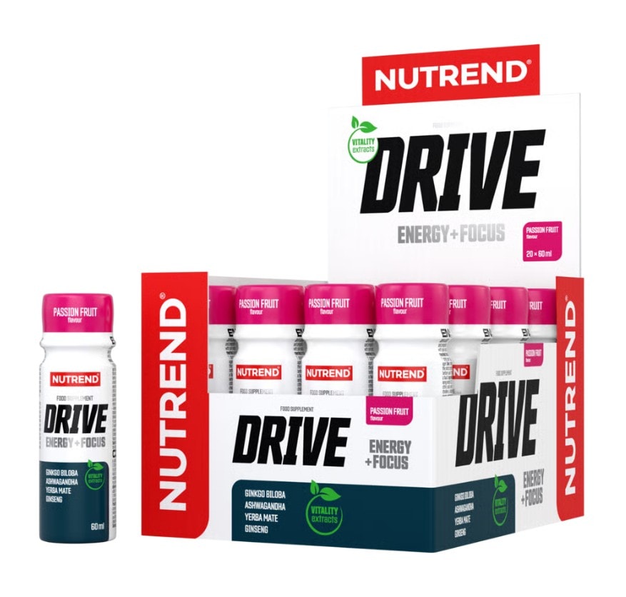 Nutrend Drive Shot, Passion Fruit - 20 x 60 ml.