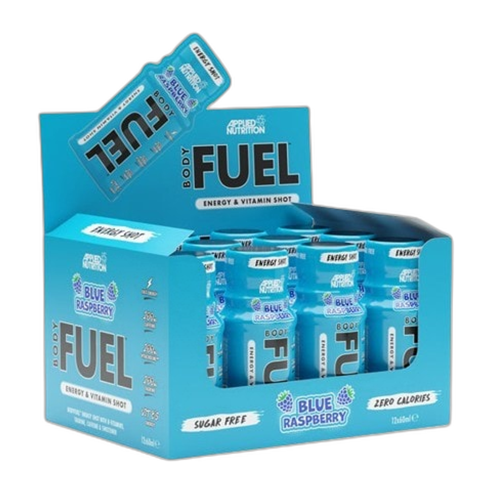 Applied Nutrition Bodyfuel Energy Shots, Blue Raspberry - 12 x 60 ml.
