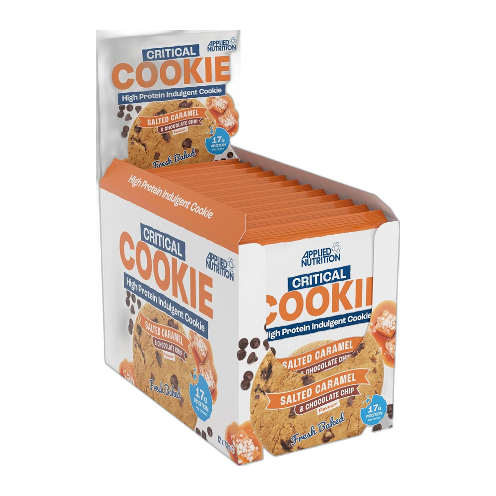 Applied Nutrition Critical Cookie, Salted Caramel & Chocolate Chip - 12 x 73g