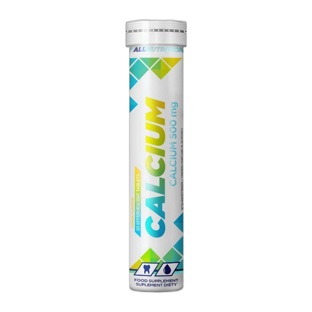 Allnutrition Calcium, 500mg (Lemon) - 20 effervescent tablets