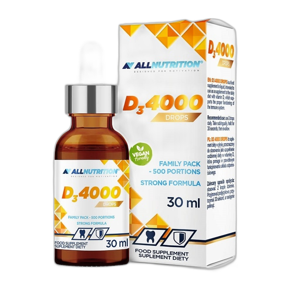 Allnutrition Vit D3 4000 Drops - 30 ml.
