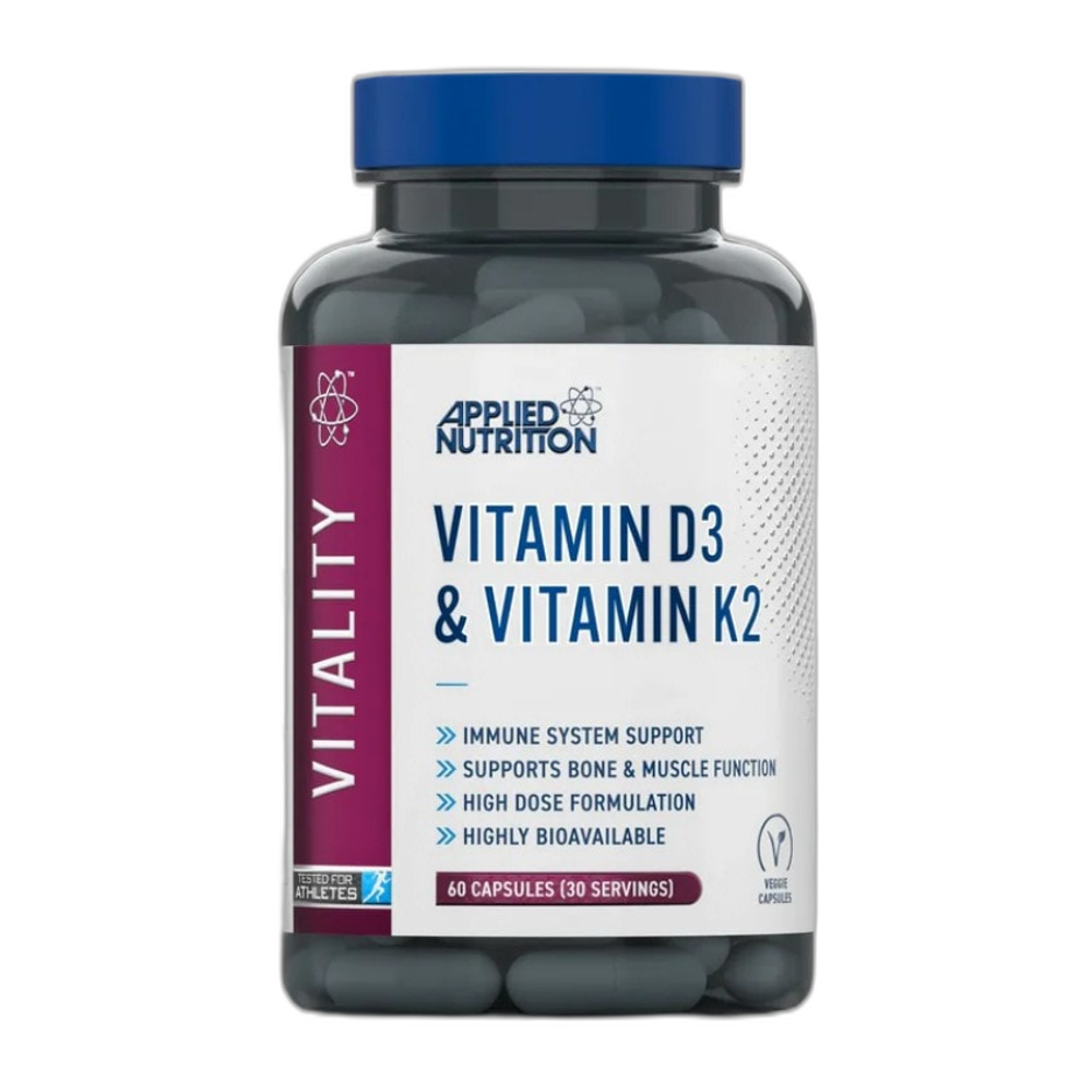 Applied Nutrition Vitamin D3 & Vitamin K2 - 60 vcaps