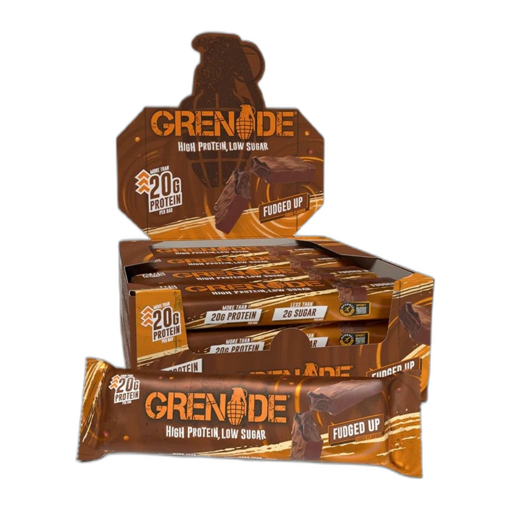 Grenade Protein Bars, Fudged Up - 12 x 60g