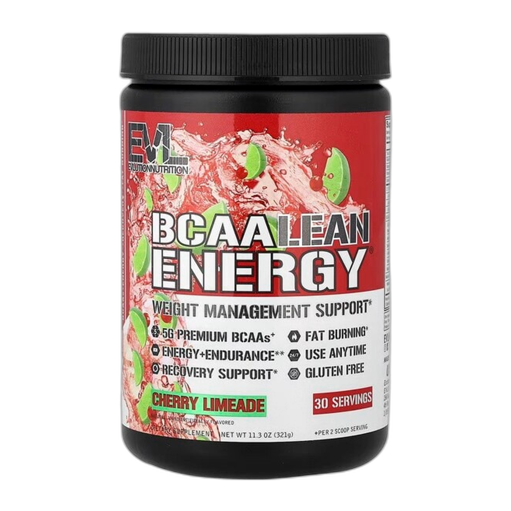 EVLution Nutrition BCAA Lean Energy, Cherry Limeade - 321g