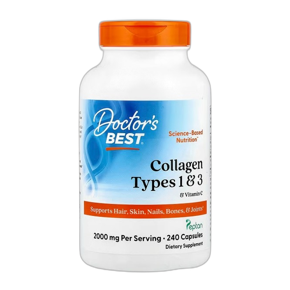 Doctor's Best Collagen Types 1 and 3 with Vitamin C - 240 caps