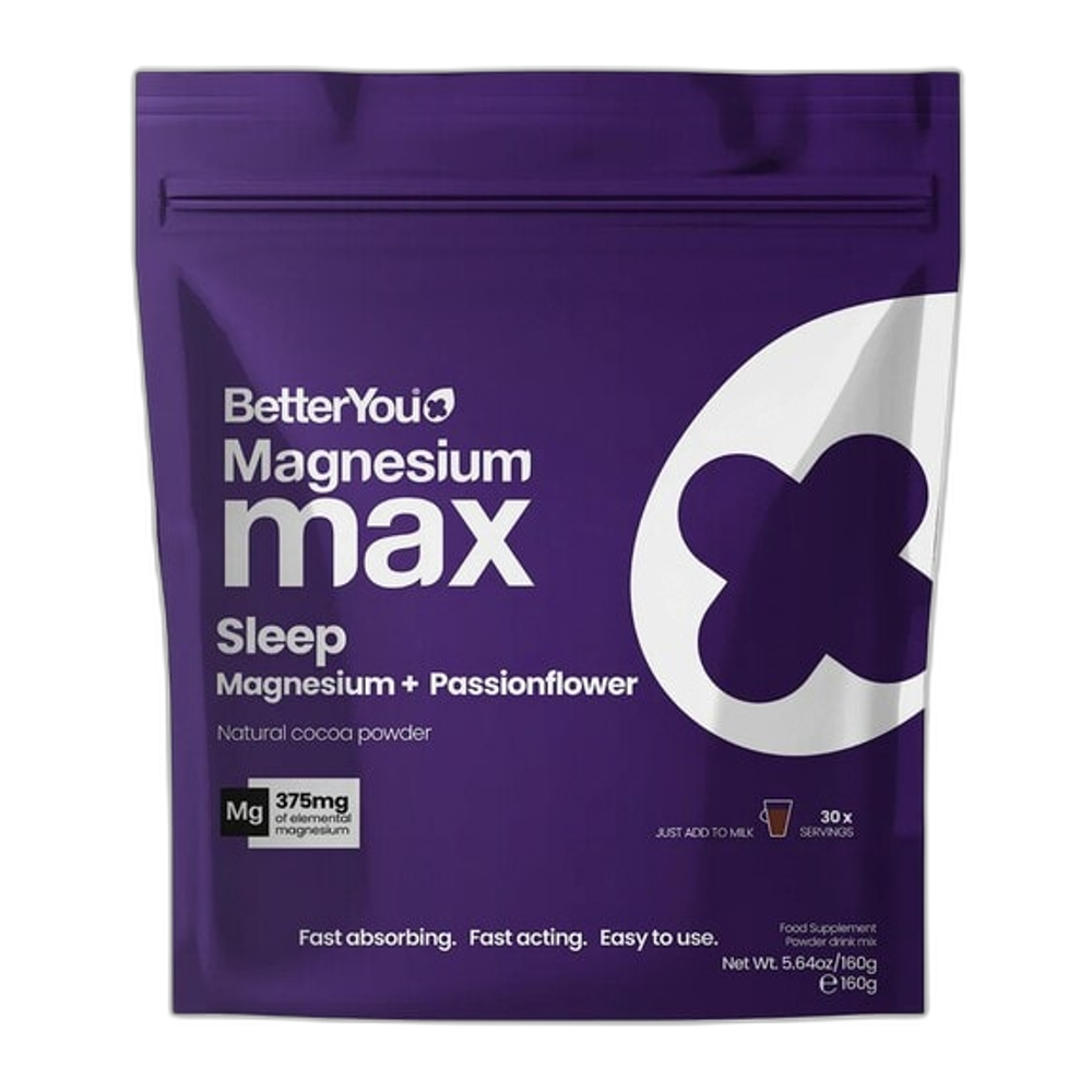 BetterYou Magnesium Max Sleep, Natural Cocoa - 160g