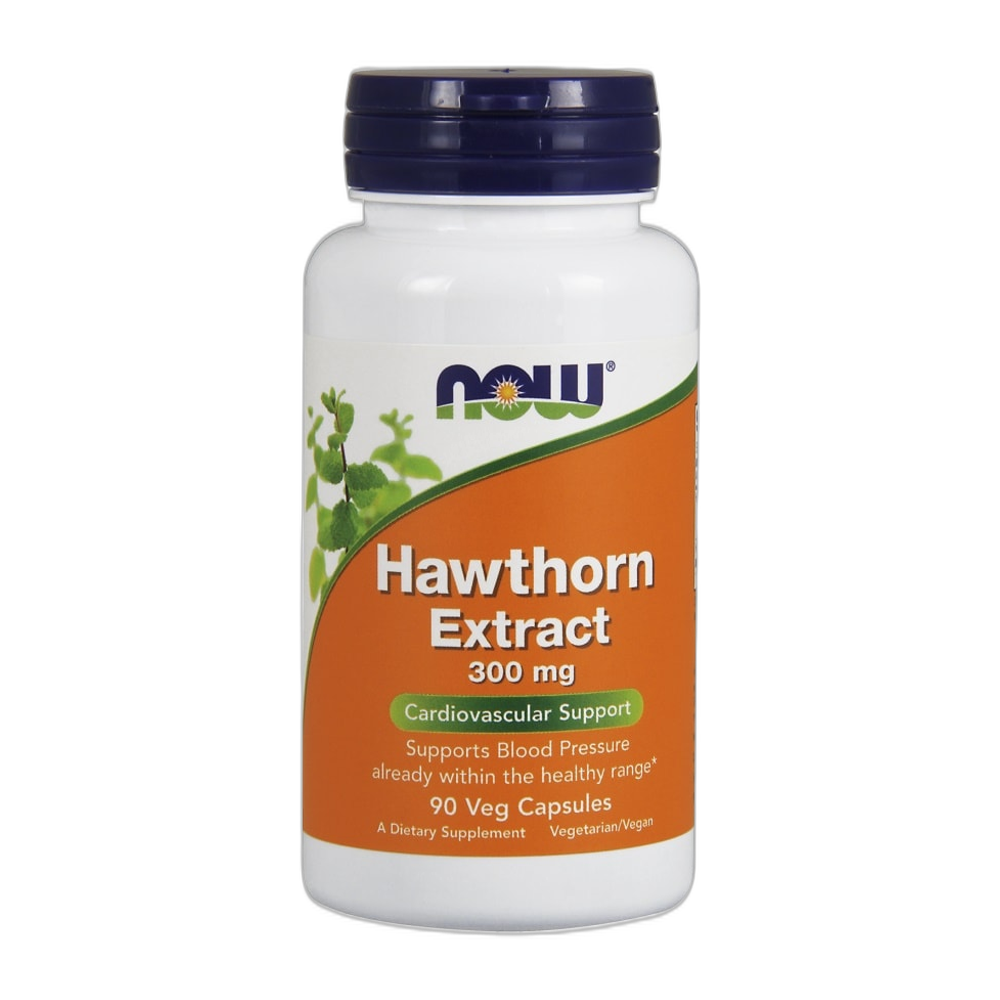 NOW Foods Hawthorn Extract, 300mg - 90 vcaps