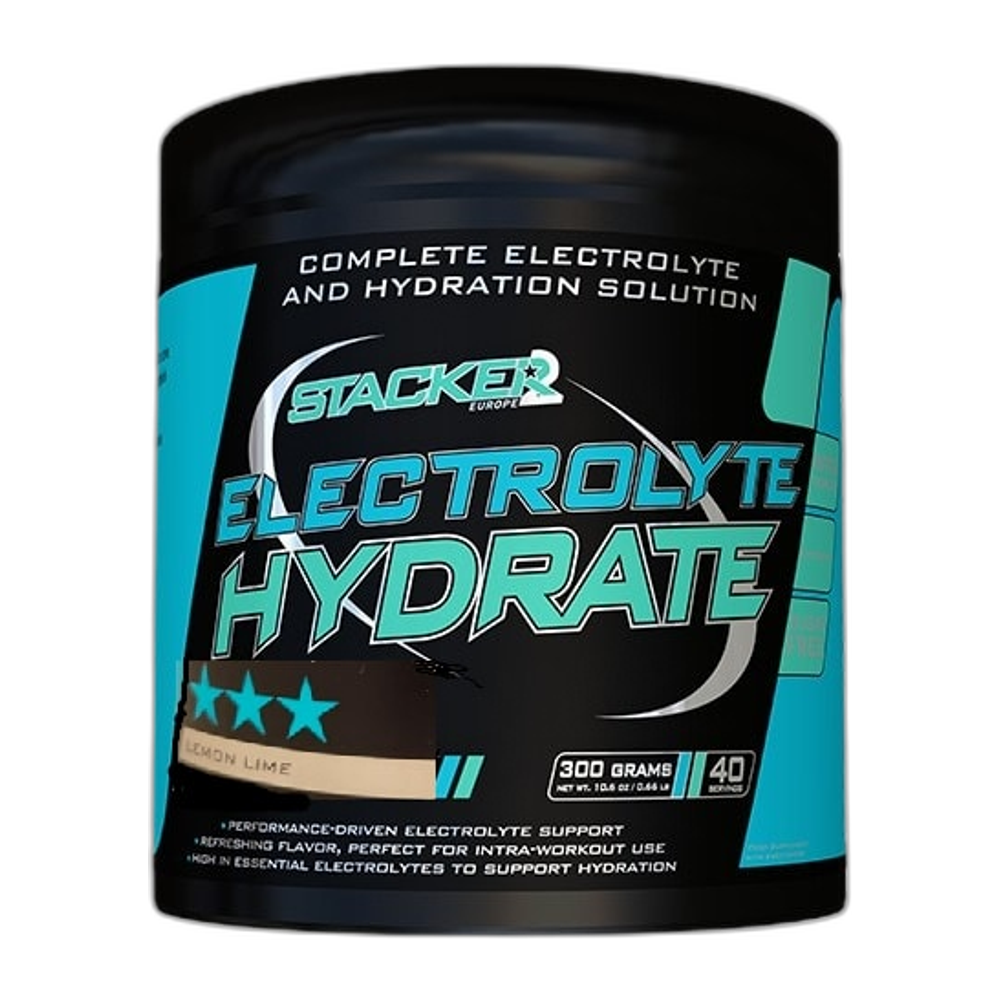 Stacker2 Europe Electrolyte Hydrate, Lemon Lime - 300g