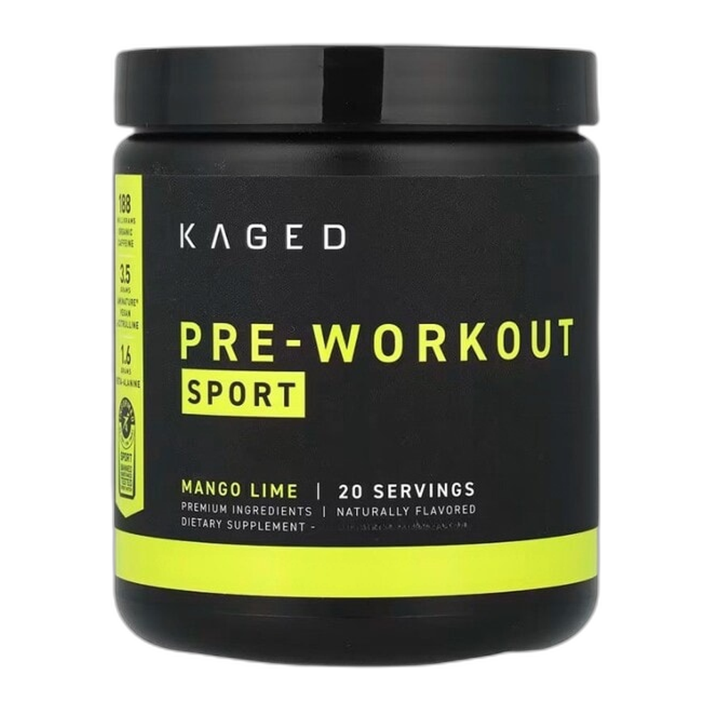 Kaged Muscle Pre-Workout Sport, Mango Lime - 260g