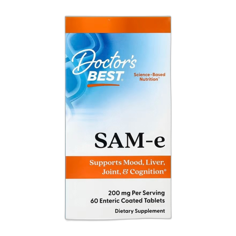 Doctor's Best SAM-e, 200mg - 60 tablets