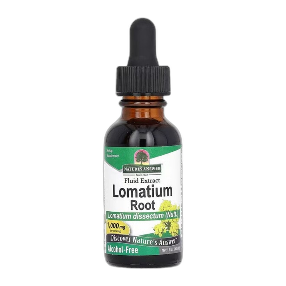 Nature's Answer Lomatium Root, 1000mg - 30 ml.